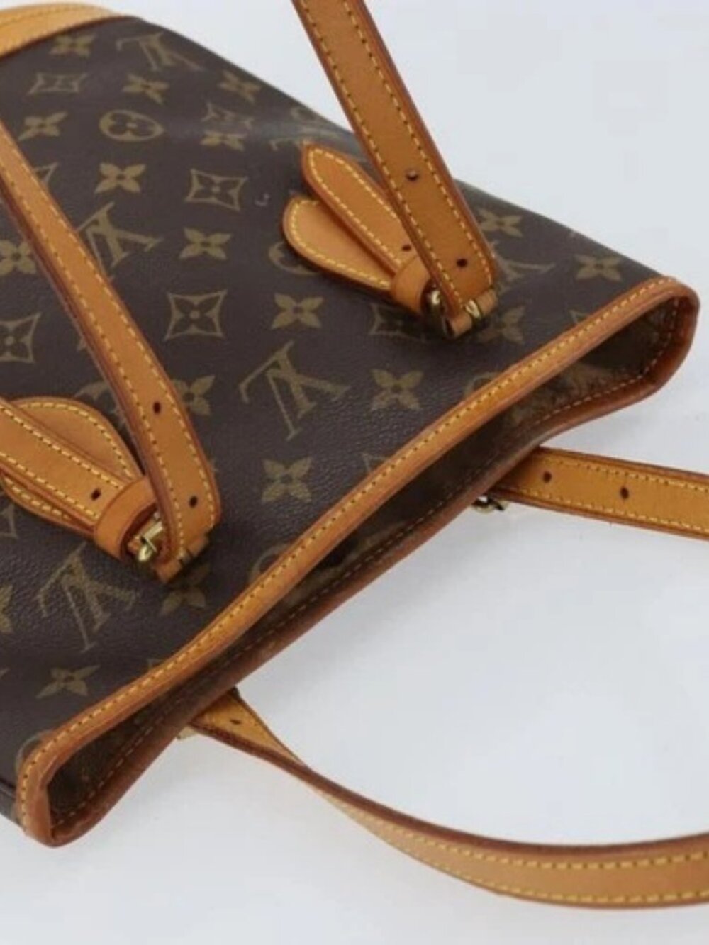 LOUIS VUITTON Monogram Bucket PM Shoulder Bag M42238 LV Auth 173751 - Picture 6 of 16
